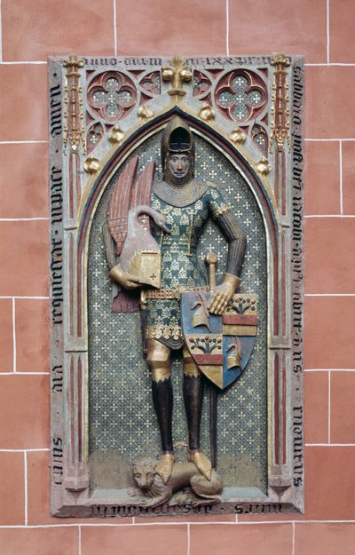 Bild av Rudolph von Sachsenhausen (polykrom sandsten) av German School