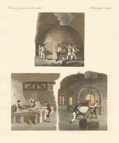 Elephant Castle of Great Khan Kublai (färgad gravyr) av German School
