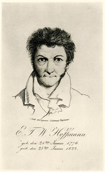 Ernst Theodor Amadeus Hoffmann (1776-1822) 1884-90 (fototyp) av German School