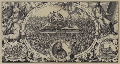 Avrättning av Lippold ben Chluchim, Myntmästare i Brandenburg, Berlin, 28 januari 1573 av German School