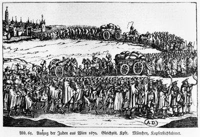 Utvisning av judar från Wien, 1670 av German School