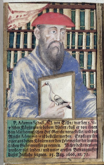 Fader Adam Schall von Bell (1591-1666) i kinesisk kostym av German School