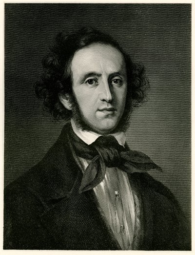 Felix Mendelssohn-Bartholdy, 1884-90 (fototyp) av German School