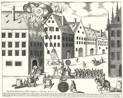 Brandmän i Nürnberg av German School