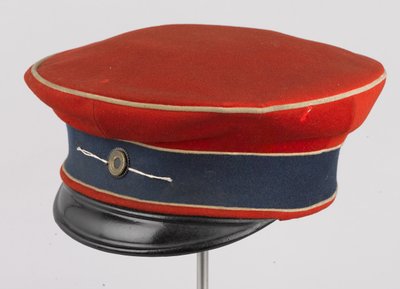 Fodermössa, HRH The Duke of Connaught, 3:e Zieten Hussars, tyska armén, före 1914 (fodermössa) av German School