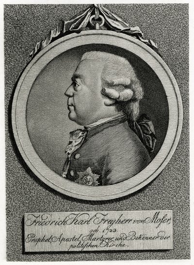 Friedrich Karl von Moser av German School