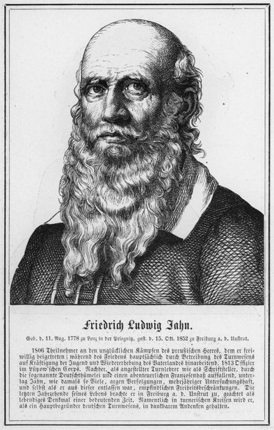 Friedrich Ludwig Jahn (gravyr) av German School