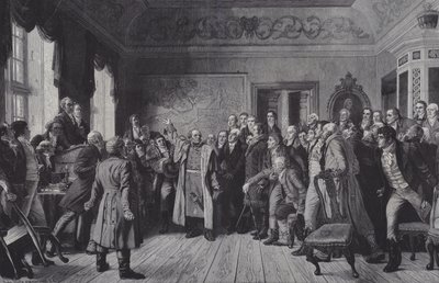 General Yorcks tal till Ostpreussens ständer i Königsberg, 5 februari 1813 av German School