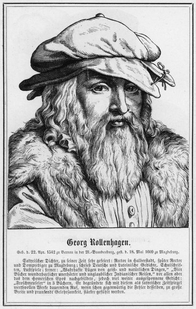 Georg Rollenhagen (gravyr) av German School