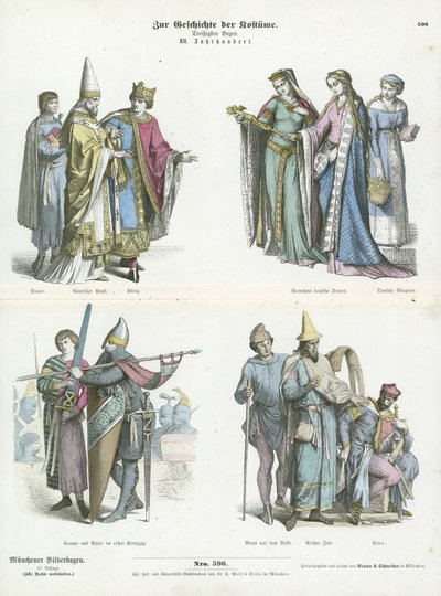 Tyska dräkter, 1100-talet av German School