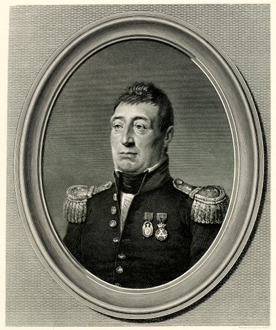Gilbert du Motier, Marquis de Lafayette, 1884-90 (fototyp) av German School