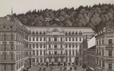 Grand Hotel Pupp (litho) av German School