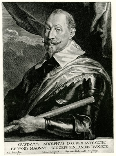 Gustav II Adolf, kung av Sverige av German School