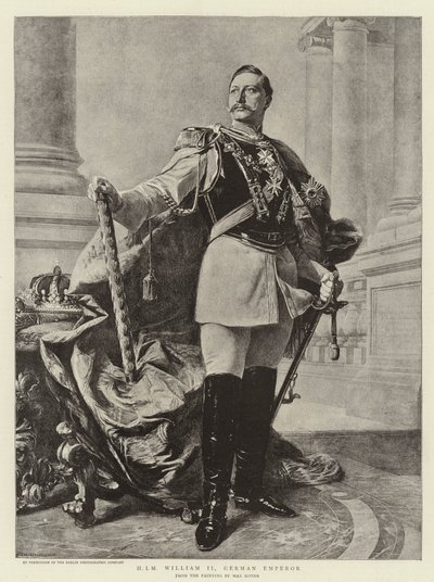 H I M Vilhelm II, tysk kejsare av German School