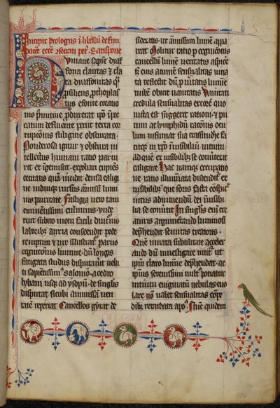 Harley 3973 f.1, bebodd initial 