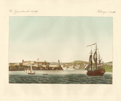 Havanna (färgad gravyr) av German School