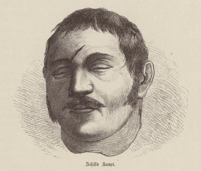 Chef för Ferdinand von Schill, preussisk soldat som gjorde uppror mot den franska ockupationen (gravyr) av German School