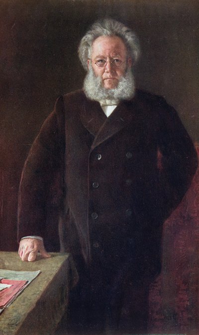 Henrik Ibsen (1828-1902) av German School