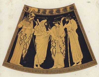 Hercules och Hyllus av German School