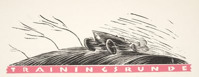 Illustration från Styl, pub.1922 (pochoirtryck) av German School