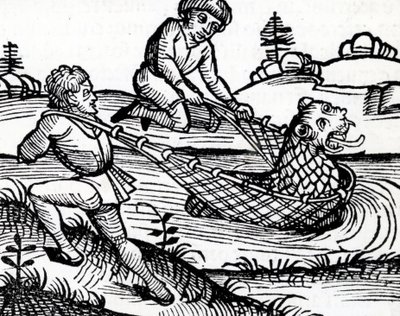 Illustration tagen från Nürnburgkrönikan, 1493 av German School