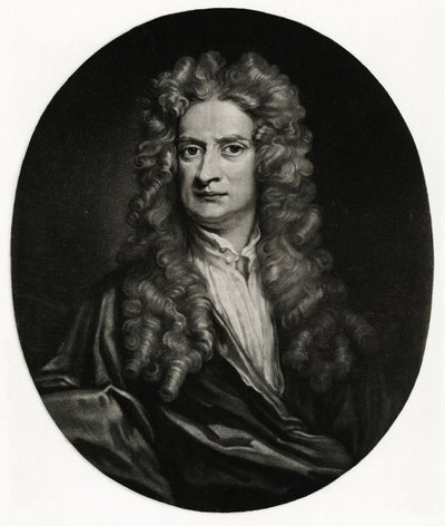 Isaac Newton av German School