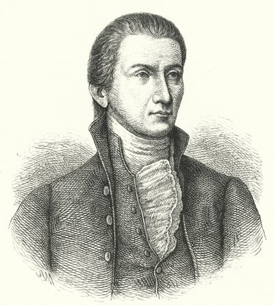 James Monroe, amerikansk statsman (gravyr) av German School