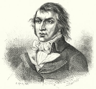 Jean-Lambert Tallien, fransk revolutionär politiker (gravyr) av German School