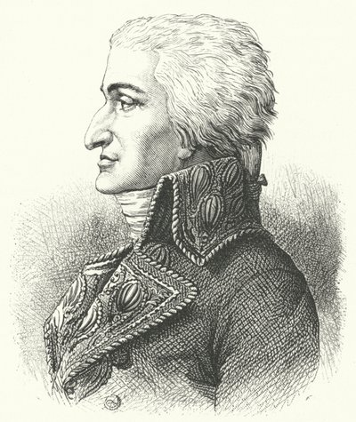 Jean Jacques Regis de Cambaceres, fransk advokat och statsman som var en av huvudförfattarna till Napoleonkoden (gravyr) av German School