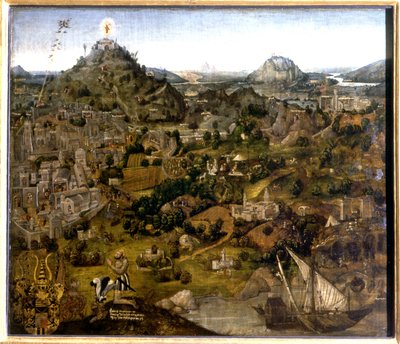 Jerusalem och de heliga platserna, 1501-55 av German School