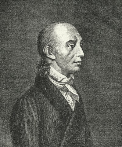 Johann Heinrich Voss, tysk klassiker och poet (gravyr) av German School