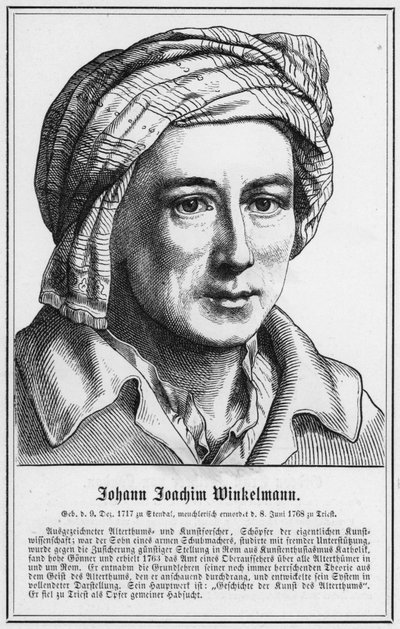 Johann Joachim Winkelmann (gravyr) av German School