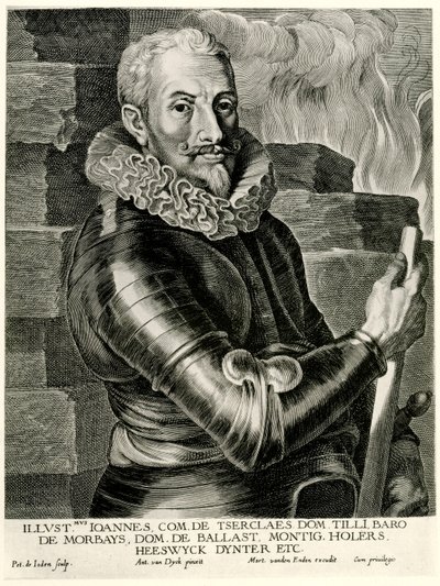 Johann Tserclaes Graf von Tilly av German School