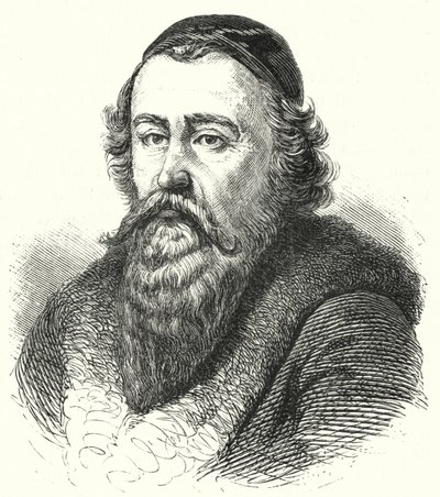 John Amos Comenius, moravisk filosof och teolog (gravyr) av German School