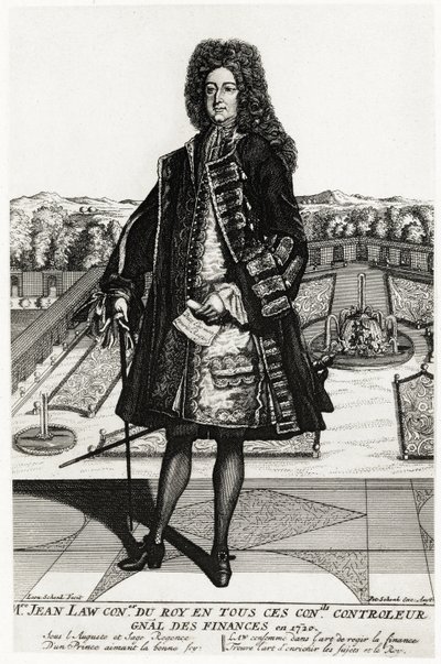John Law från Lauriston av German School