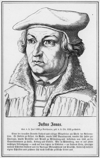 Justus Jonas (gravyr) av German School