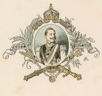 Kaiser Wilhelm II, tysk kejsare och kung av Preussen (1859-1941) av German School
