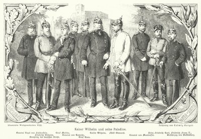 Kaiser Wilhelm II och hans paladiner av German School