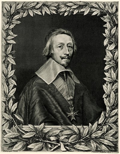 Kardinal Armand Jean Duplessis av German School