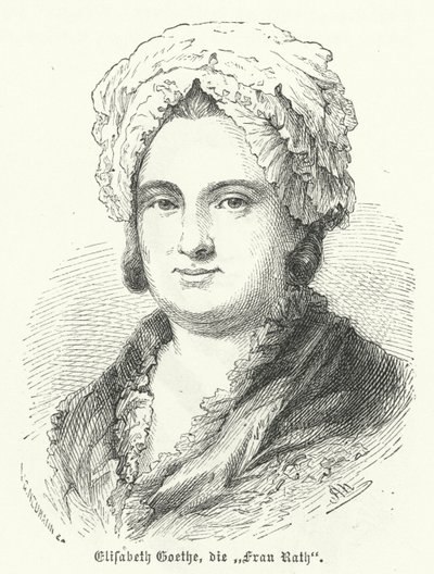 Katharina Elisabeth Goethe, mor till den tyske författaren Johann Wolfgang Goethe av German School