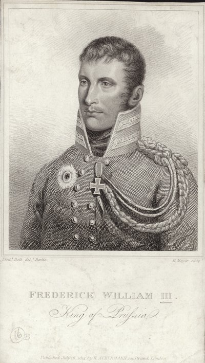 Kung Fredrik Vilhelm III av Preussen av German School