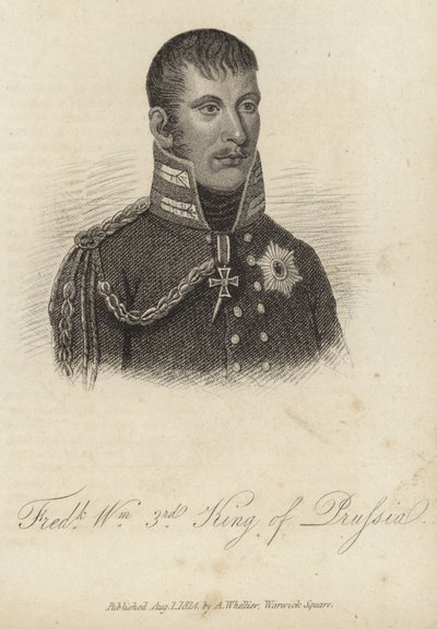 Kung Fredrik Vilhelm III av Preussen av German School
