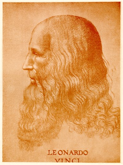 Leonardo da Vinci, 1884-90 (fototyp) av German School