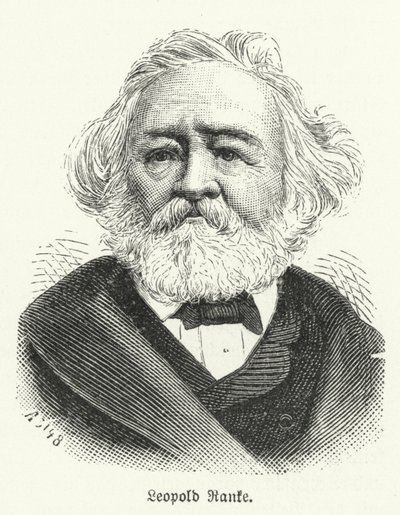 Leopold von Ranke, tysk historiker (litho) av German School
