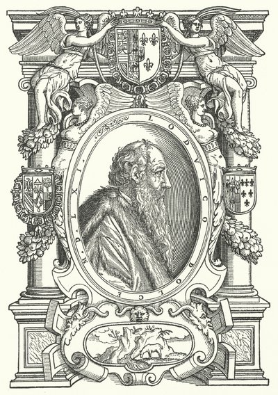 Ludovico Dolce, italiensk författare, målarteoretiker och humanist (gravyr) av German School