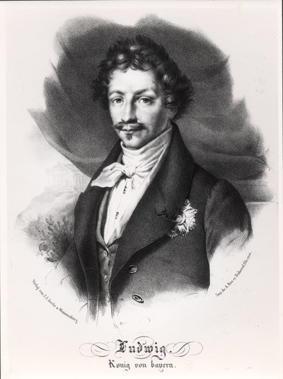Ludwig I av Bayern (25 augusti 1786 - 29 februari 1868) av German School