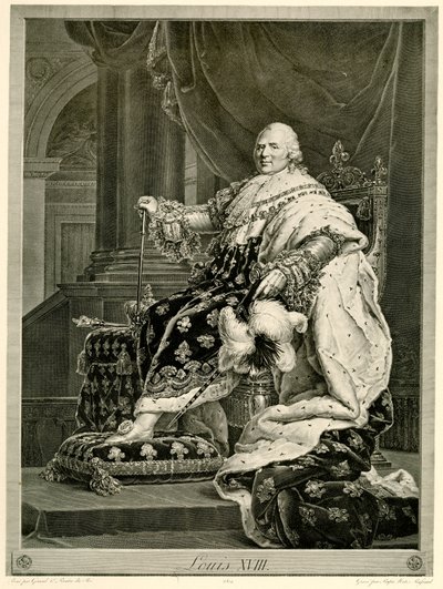 Ludwig XVIII. av German School