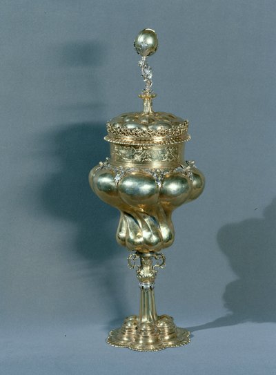 Luther chalice, (förgyllt silver) av German School