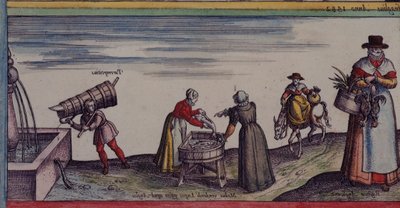 Maps.C.29.e.1 Kvinnor som skär fisk, från 