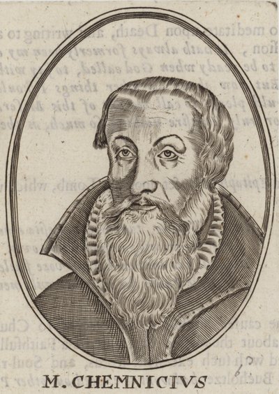 Martin Chemnitz, tysk luthersk teolog och reformator (gravyr) av German School